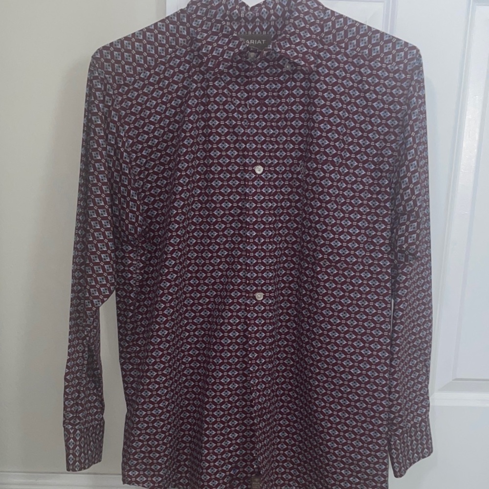 Men's Ariat Button-Up Long Sleeve Shirt